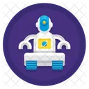 Space Robot Icon