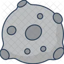 Space Rock Meteor Meteorite Icon
