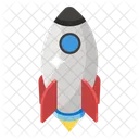 시동 미사일 우주 로켓 아이콘