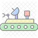 Space Rover Lineal Color Icon Icon