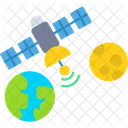 Space Satellite Antenna Dish Icon