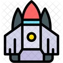 Space Ship Rocket Ship Electronic Icon