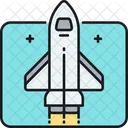 Space Shuttle Flying Jet Jet Icon