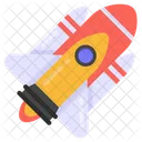 Space Rocket Missile Projectile Icon
