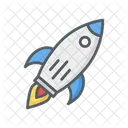Space Shuttle Rocket Launch Icon