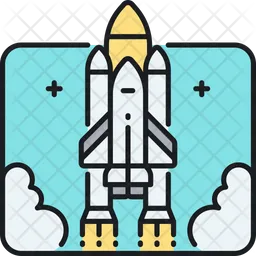 Start des Space Shuttles  Symbol