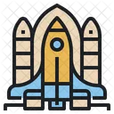 Space Station Rocket Icon