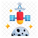 Artificial Satellite Space Communication Space Station Icône