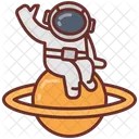 Space Suit Space Robe Aerial Suit Icon