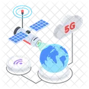 Internet Technology Space Technology Space Station Icon