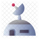 Space Technology Asteroid Space Icon