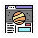 Space Website  Icon