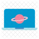 Space Website Online Astronomy Planetary Website Icon