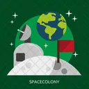 Spacecolony Space Universe Icon