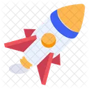 Spacecraft Rocket Launch Icon