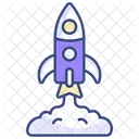 Spacecraft Launch Icon