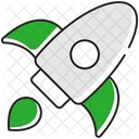Spaceship Launch Startup Icon
