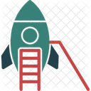 Spaceship Rocket Spacecraft Icon