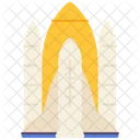 Spaceship Rocket Transport Icon