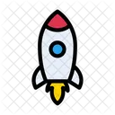 Spaceship Rocket Travel Icon