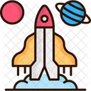 Spaceship Space Rocker Icon