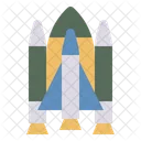 Spaceship Spacecraft Rocket Icon