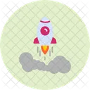 Spaceship Launch Rocket Icon