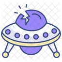 Spaceship Crash Icon