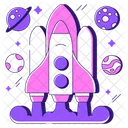 Spaceship Spacecraft Space Shuttle Icon