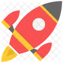 Spaceship Launch Startup Icon