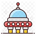 Spaceship Scapecraft Space Shuttle Icon
