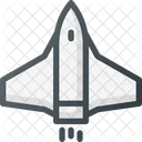 Spaceship Astronomy Planet Icon
