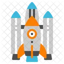 Spaceship Rocket Shuttle Icon
