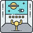 Spaceship Kontrollraum Kontrollraum Panel Icon