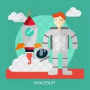 Spacesuit Space Universe Icon