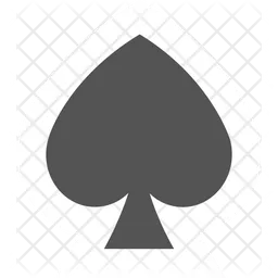 Spade Card Symbol  Icon