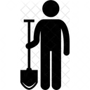 Spade Gardening Equipment Tool Icon