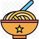 Spaghetti Food Pasta Noodles Italian Meal Cooking Restaurant Noodle Plate Icon