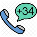 Spain Dial Code  Icon