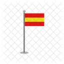 Spain Flag Spain Round Icon