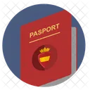 Passport Spain Espana Icon