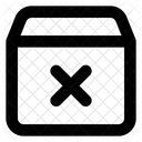 Box Cross Delete Symbol