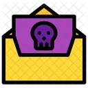 Mail Skull Message Icon