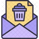Spam Trash Mail Icon