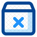 Box Cross Delete Symbol