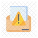 Alert Spam Email Icon