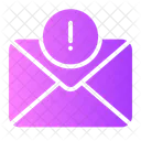 Spam Email Email Warning Email Alert Icon