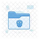 Spam Folder Infected File Infected Folder Icon