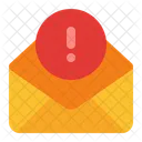 Spam Warning Message Icon