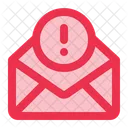 Spam Warning Message Icon